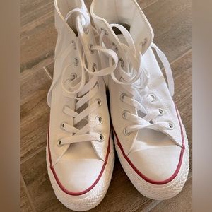 White high top converse